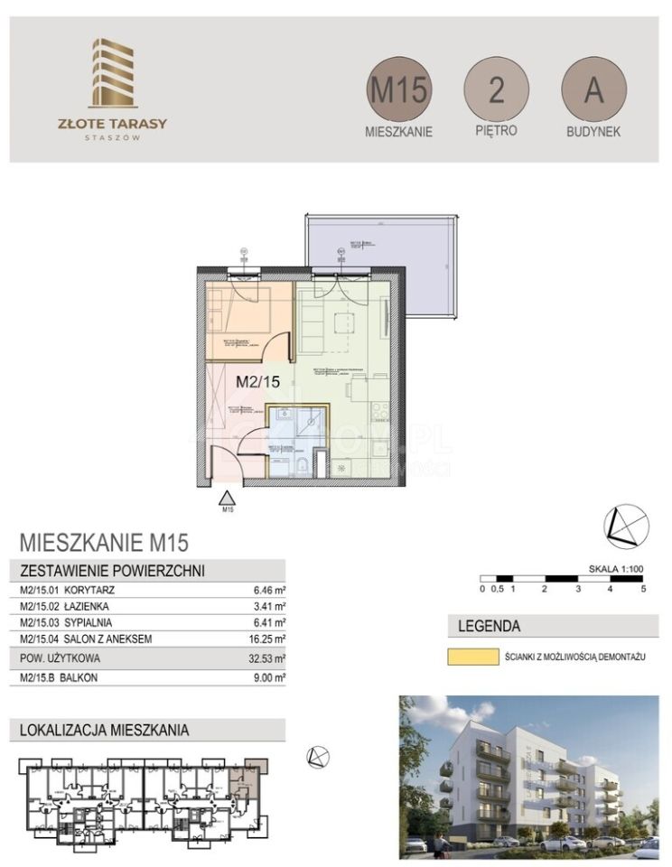 Mieszkanie 2-pokojowe Staszów, ul. gen. Mariana Langiewicza. Zdjęcie 4