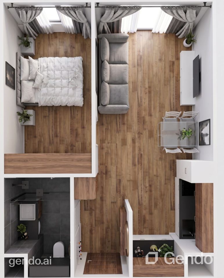Mieszkanie 2-pokojowe Kraków Mistrzejowice, os. Piastów. Zdjęcie 6