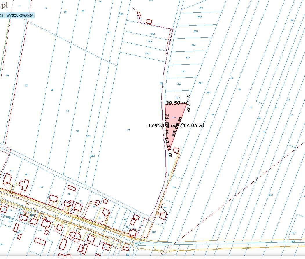 Działka budowlana Zwódne. Zdjęcie 4