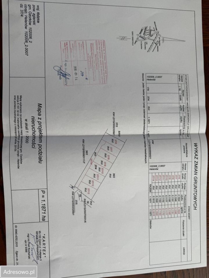 Działka budowlana Helenów. Zdjęcie 7