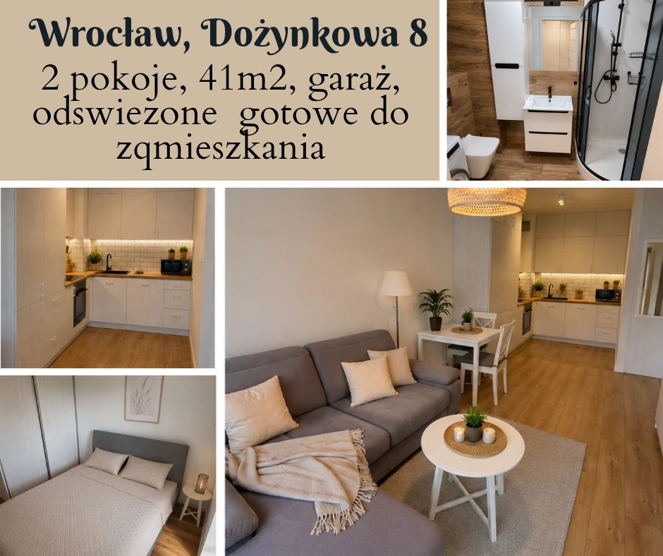 Mieszkanie 2-pokojowe Wrocław Krzyki, ul. Dożynkowa. Zdjęcie 1