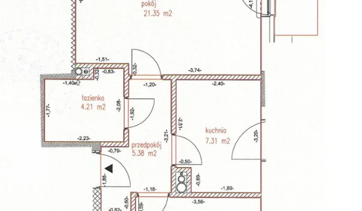 Mieszkanie 3-pokojowe Ząbki, ul. Józefa Piłsudskiego