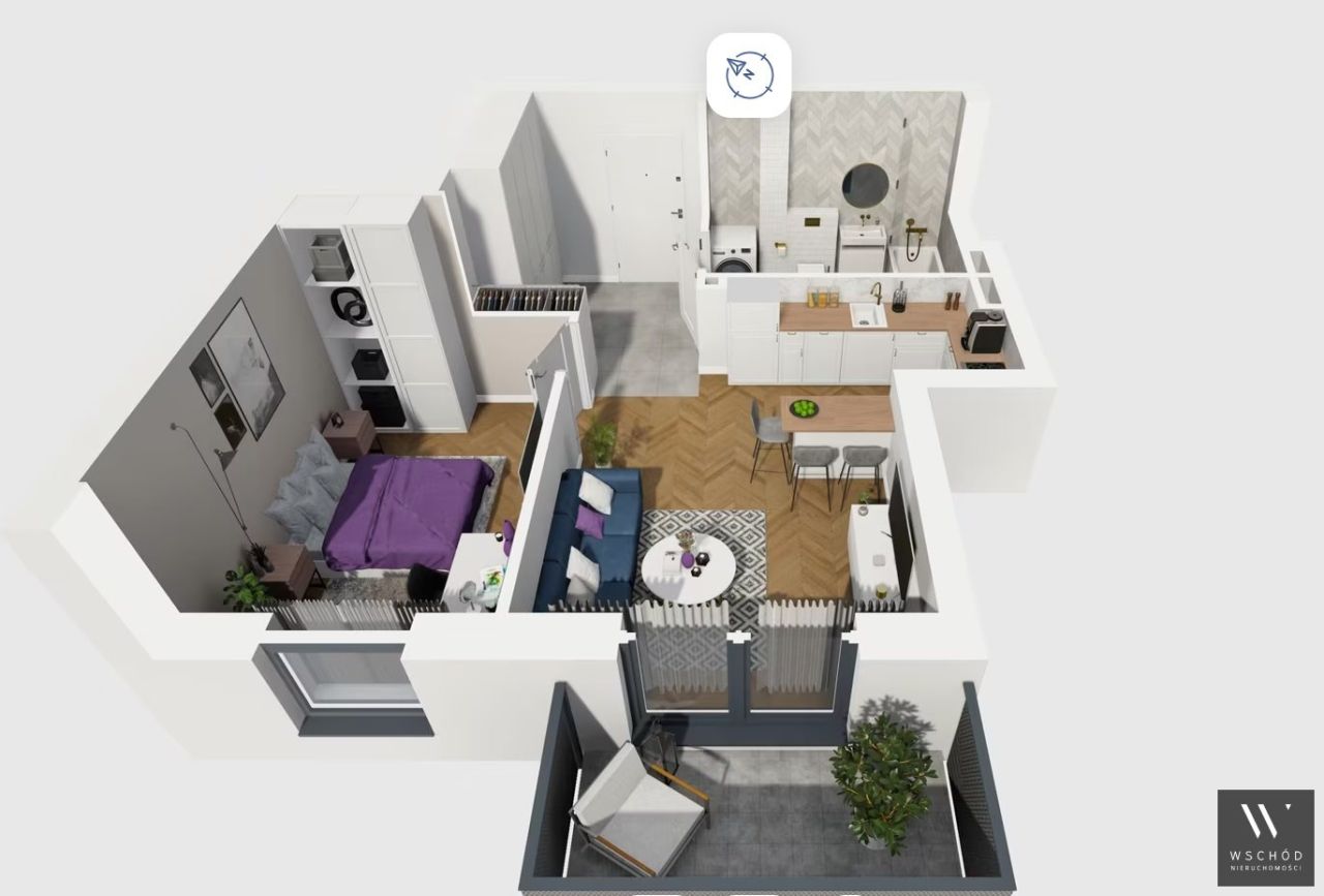 Mieszkanie 2-pokojowe Kraków. Zdjęcie 2