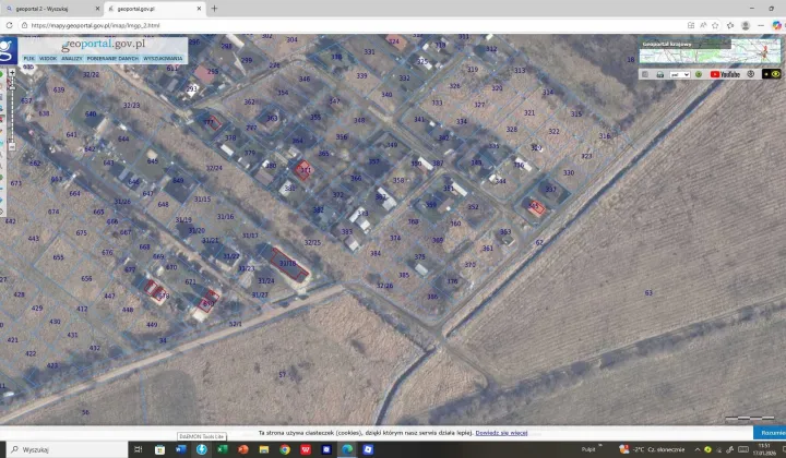 Działka rekreacyjna Dębina