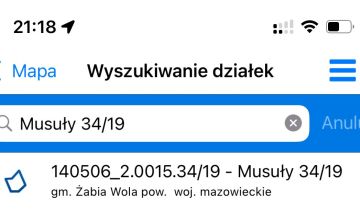 Działka budowlana Musuły