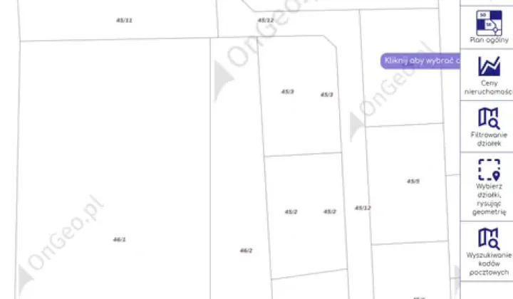 Działka budowlana Goraj