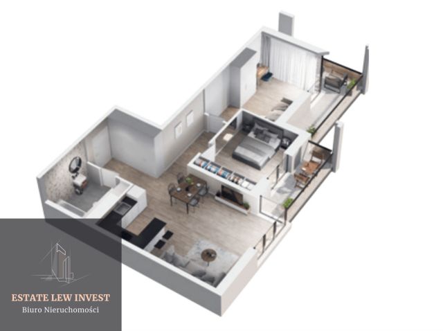 Mieszkanie 2-pokojowe Kraków, ul. Karola Bunscha. Zdjęcie 19