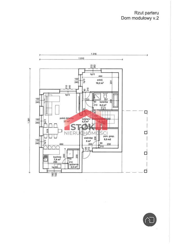 dom wolnostojący, 5 pokoi Księżyno, ul. Jaskółcza. Zdjęcie 6