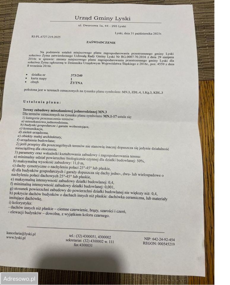 Działka rolno-budowlana Żytna, ul. Sobieskiego. Zdjęcie 6