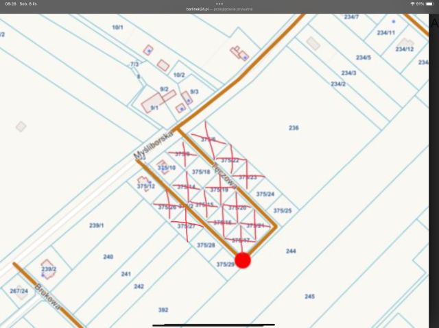 Działka budowlana Moczkowo, ul. Tęczowa. Zdjęcie 1