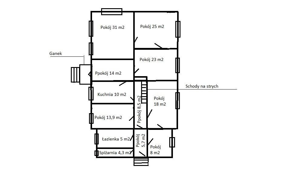 dom wolnostojący, 7 pokoi Tomaszów Mazowiecki Nagórzyce, ul. Starowiejska. Zdjęcie 16