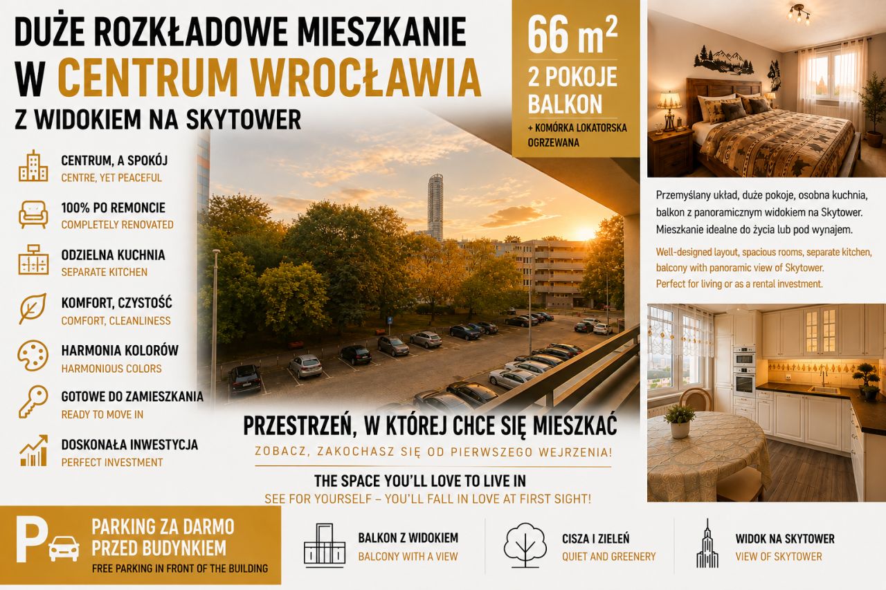 Mieszkanie 2-pokojowe Wrocław Krzyki, ul. Wincentego Stysia. Zdjęcie 25