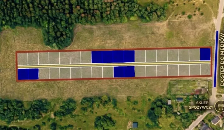 Działka rekreacyjna Kaniwola