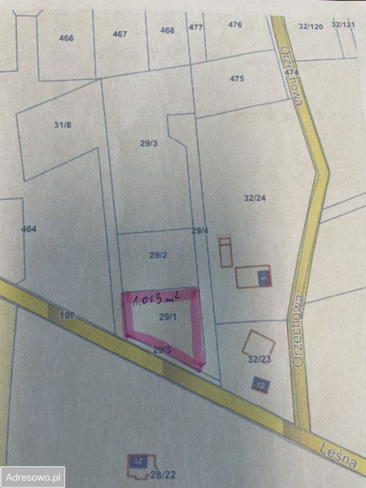Działka budowlana Droszków, ul. Leśna. Zdjęcie 1