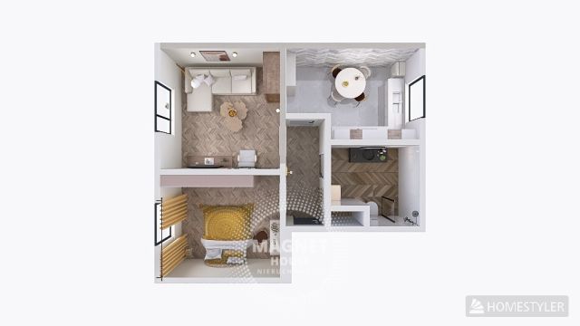 Mieszkanie 2-pokojowe Krąpiel. Zdjęcie 18