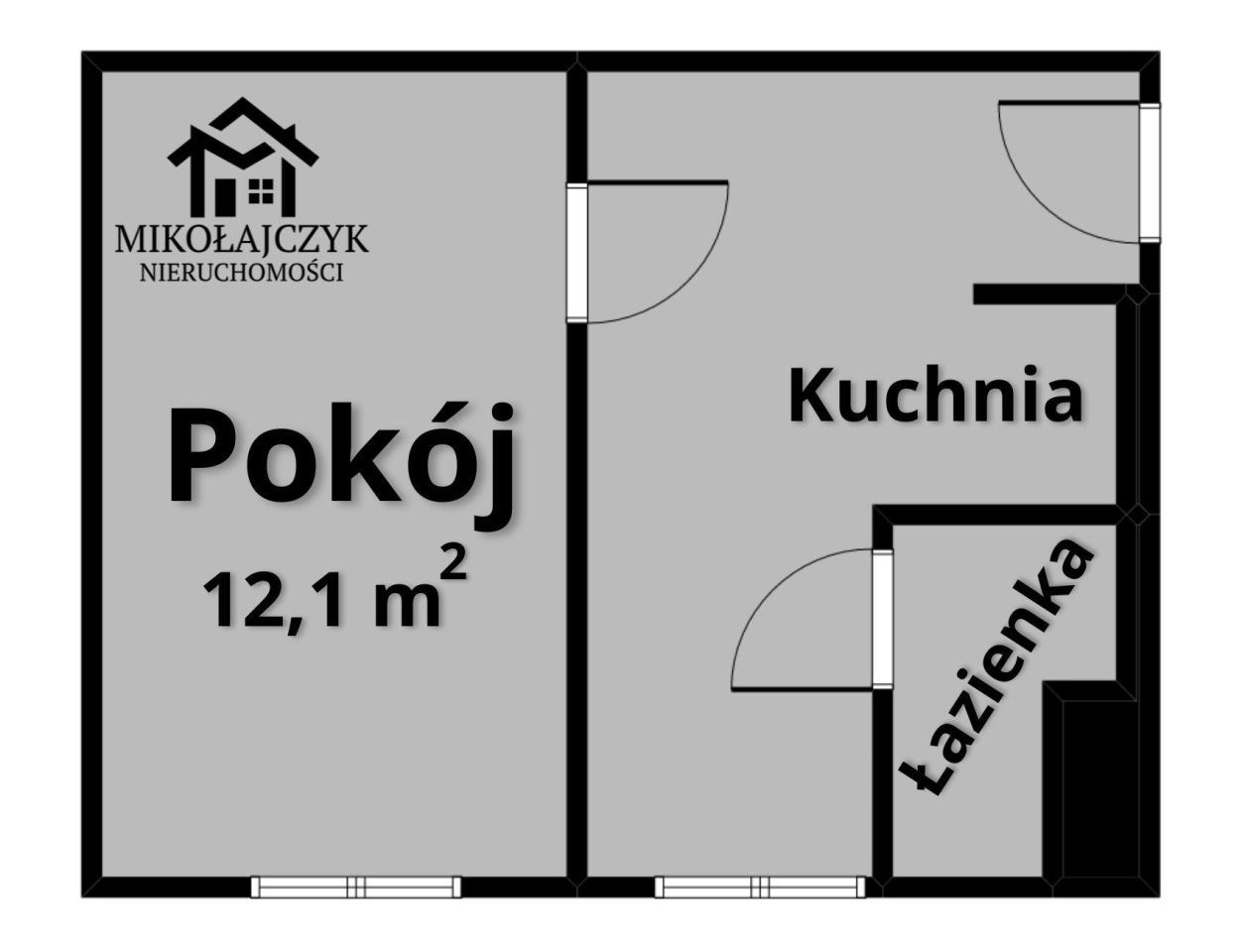 Mieszkanie 1-pokojowe Bartoszyce, ul. gen. Pułaskiego. Zdjęcie 8
