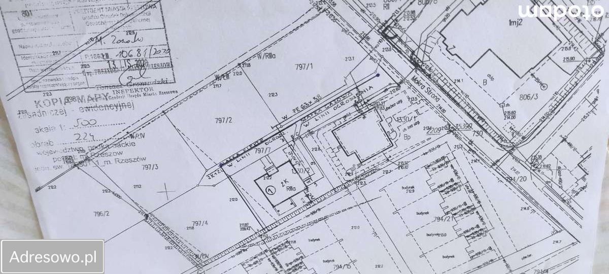 Działka budowlana Rzeszów Biała, ul. Mokra Strona. Zdjęcie 4