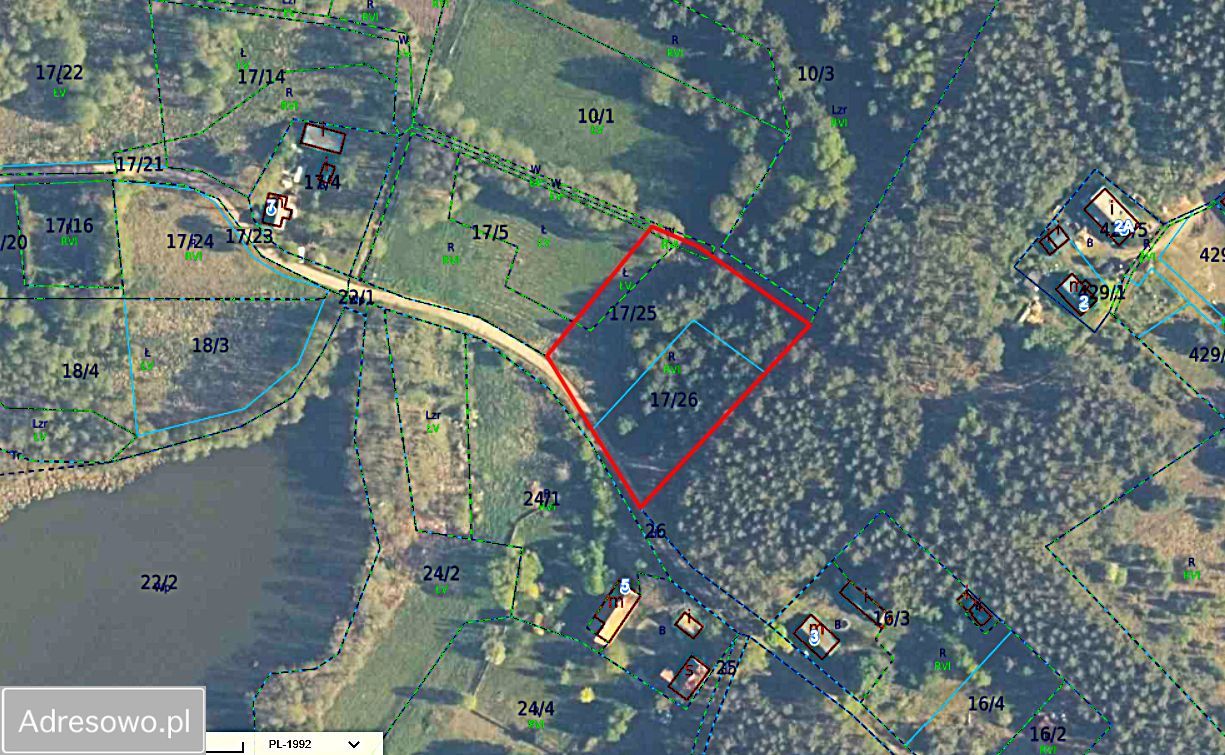 Działka budowlana Wycinki. Zdjęcie 2