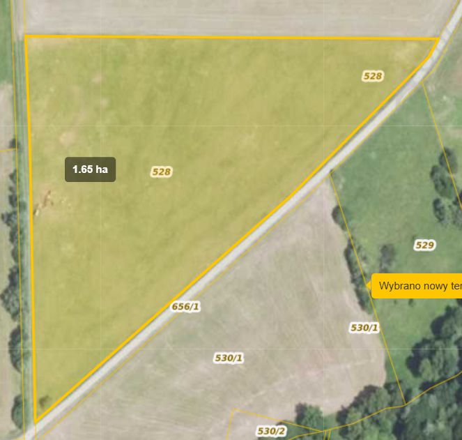 Działka rolna Brzezowa. Zdjęcie 2