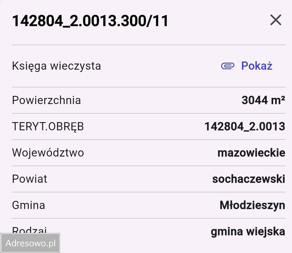 Działka budowlana Młodzieszyn, ul. Brzozowa. Zdjęcie 2