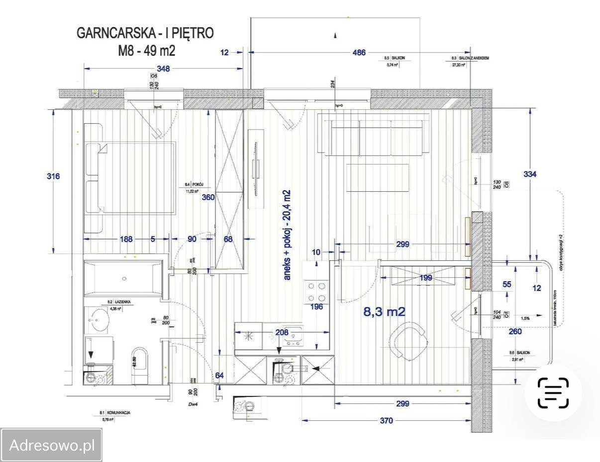 Mieszkanie 3-pokojowe Kalisz Chmielnik, ul. Garncarska. Zdjęcie 14