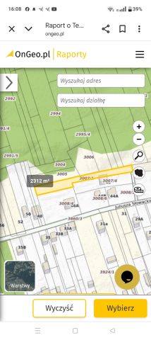 Działka budowlana Ogrodzieniec Józefów, ul. Słowackiego. Zdjęcie 1