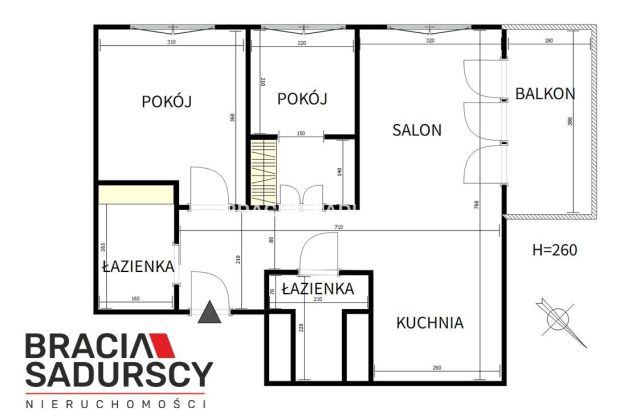 Mieszkanie 3-pokojowe Kraków Dębniki, ul. Lubostroń. Zdjęcie 37