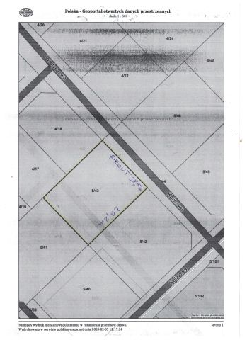 Działka budowlana Chyby, Kalinowa -wjazd od Szamotulskiej. Zdjęcie 1