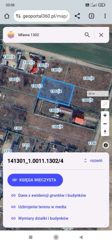 Działka budowlana Mława, ul. Piaskowa. Zdjęcie 1