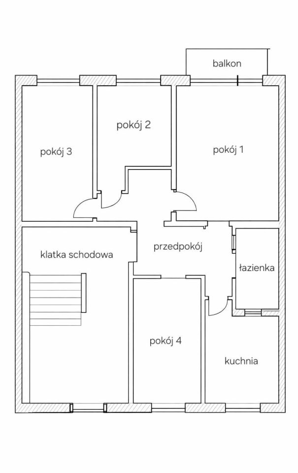 Mieszkanie 4-pokojowe Ostrów Mazowiecka. Zdjęcie 1