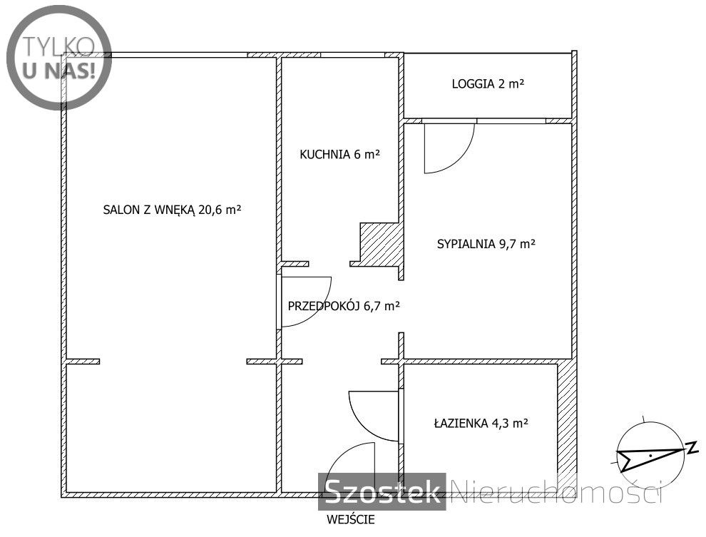 Mieszkanie 2-pokojowe Częstochowa Trzech Wieszczów, ul. Słowackiego. Zdjęcie 20