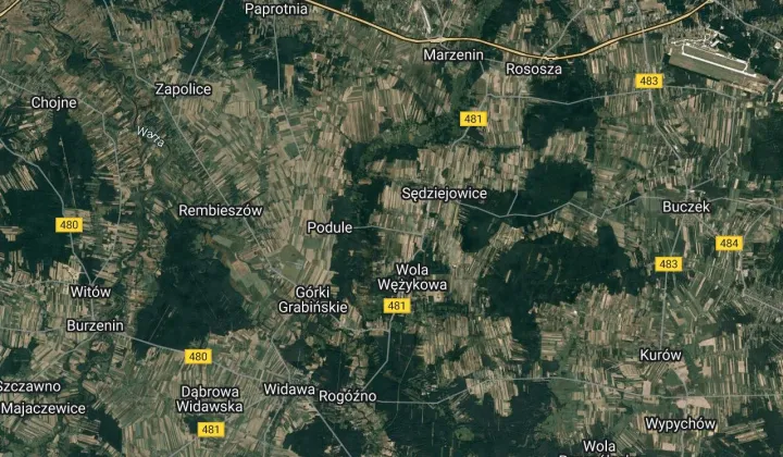 Działka leśna Nowe Kozuby