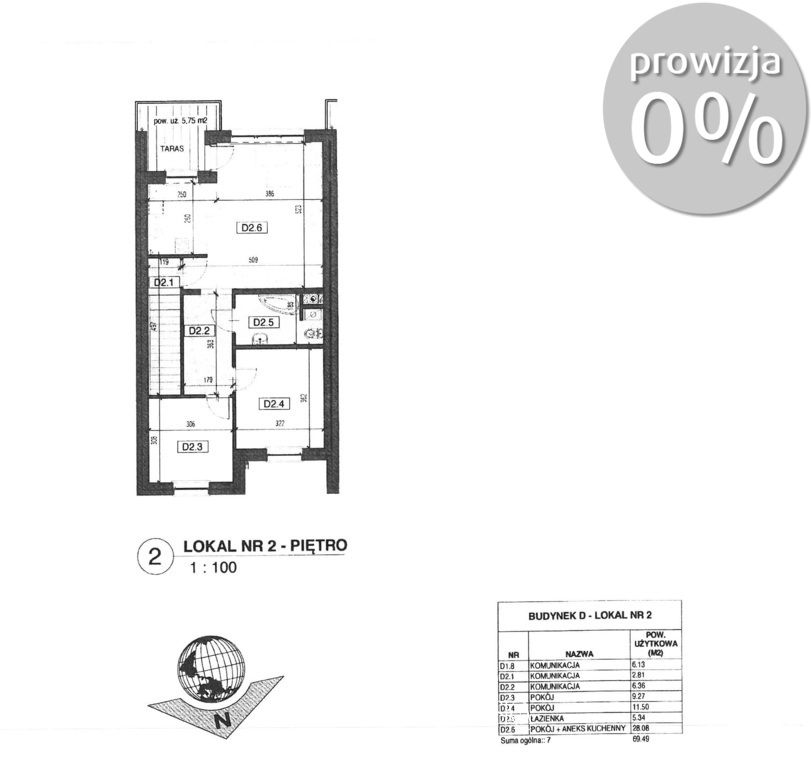 Mieszkanie 4-pokojowe Słupsk, ul. Łotewska. Zdjęcie 6