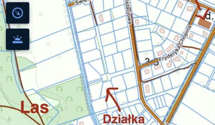 Działka budowlana Trzebież, ul. Fryderyka Chopina