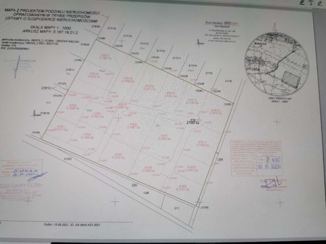 Działka budowlana Bieżyce. Zdjęcie 2