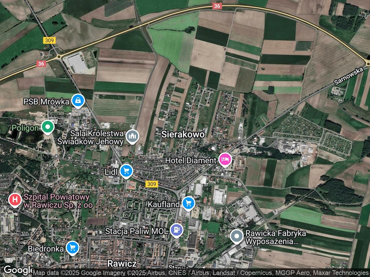 Działka budowlana Sierakowo