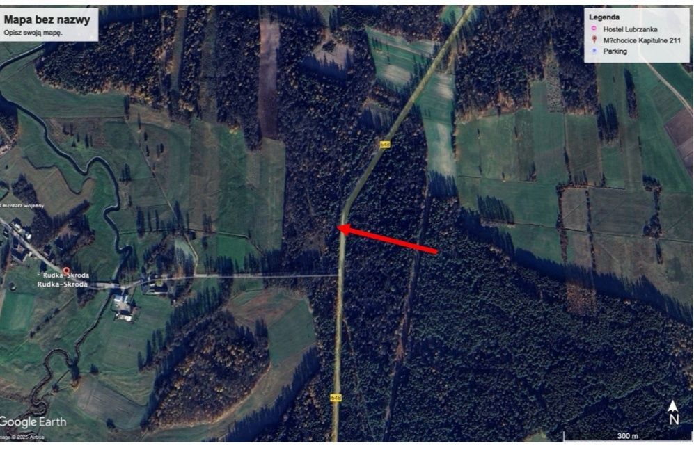 Działka leśna Rudka-Skroda. Zdjęcie 4