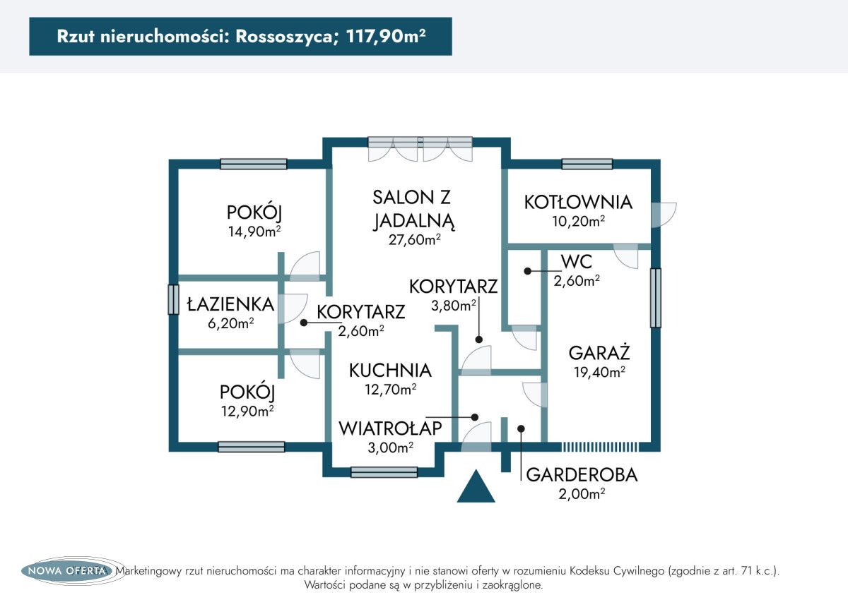 dom wolnostojący, 3 pokoje Rossoszyca, ul. Krótka. Zdjęcie 40