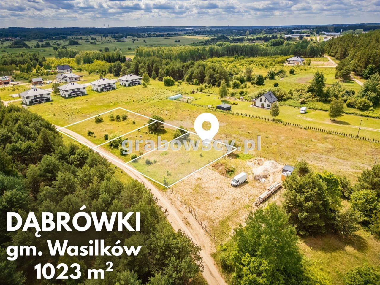 Działka inwestycyjna Dąbrówki, ul. Piaskowa. Zdjęcie 1
