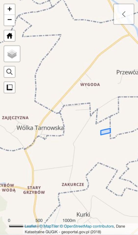 Działka rolna Wólka Tarnowska. Zdjęcie 2