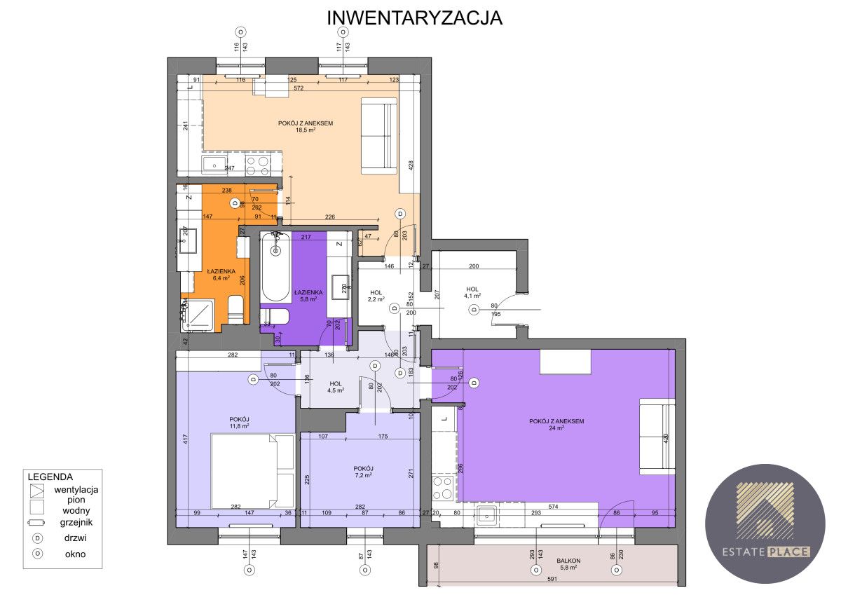 Mieszkanie 4-pokojowe Warszawa Praga, ul. Białostocka. Zdjęcie 18