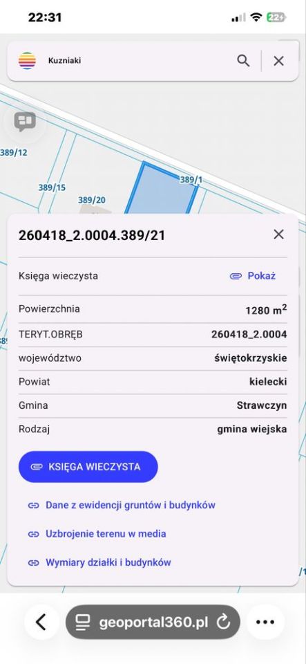 Działka budowlana Kuźniaki. Zdjęcie 3