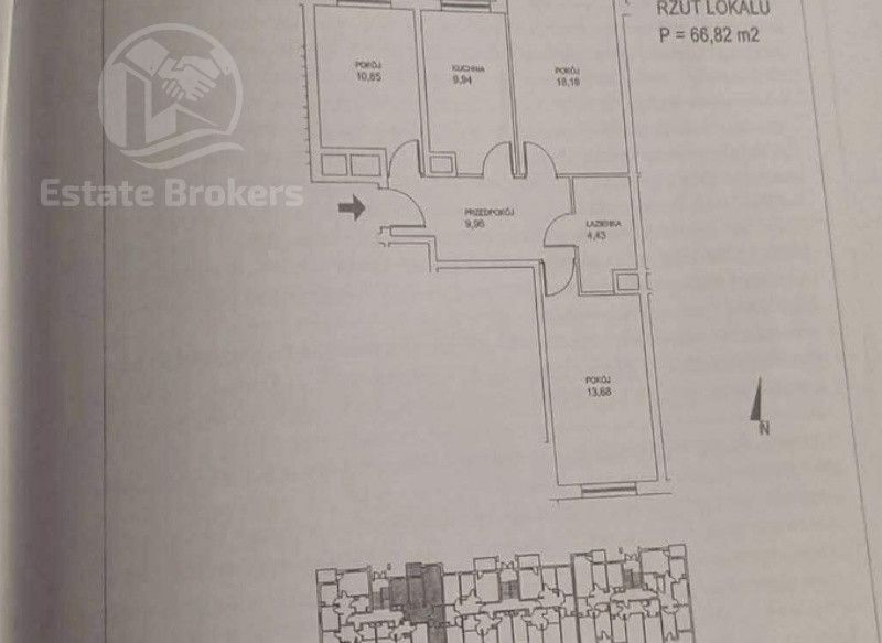 Mieszkanie 3-pokojowe Wrocław Jagodno, ul. Franza Petera Schuberta. Zdjęcie 14