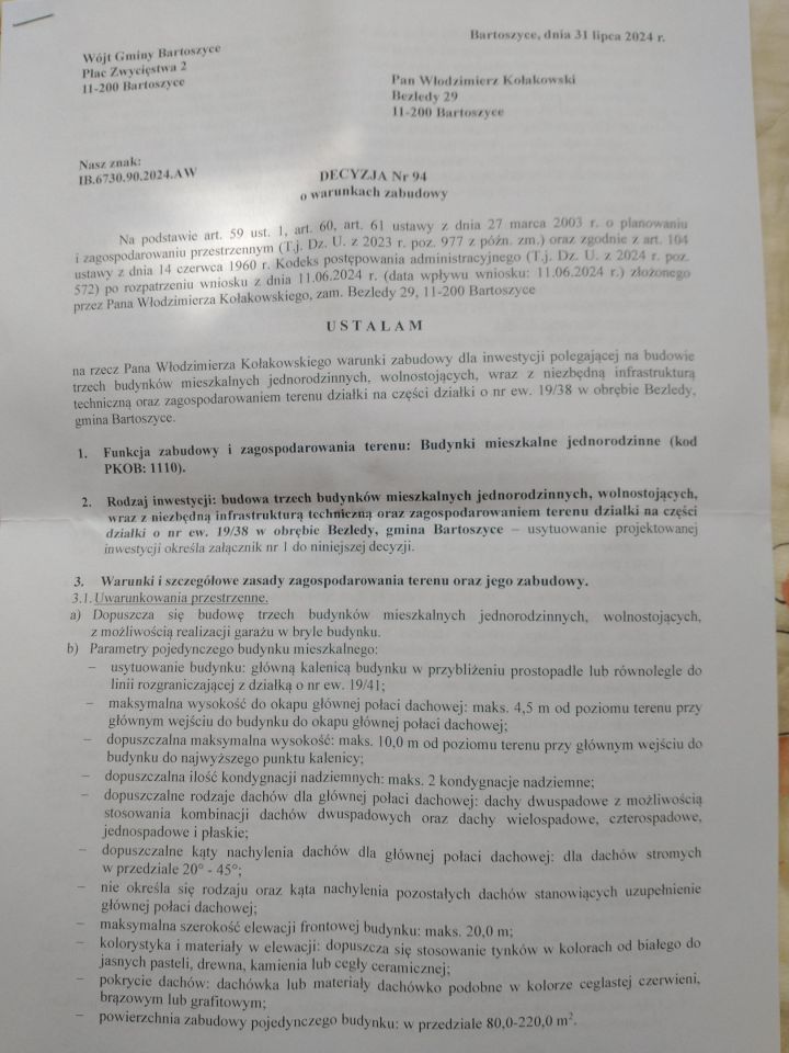 Działka inwestycyjna Bezledy. Zdjęcie 2