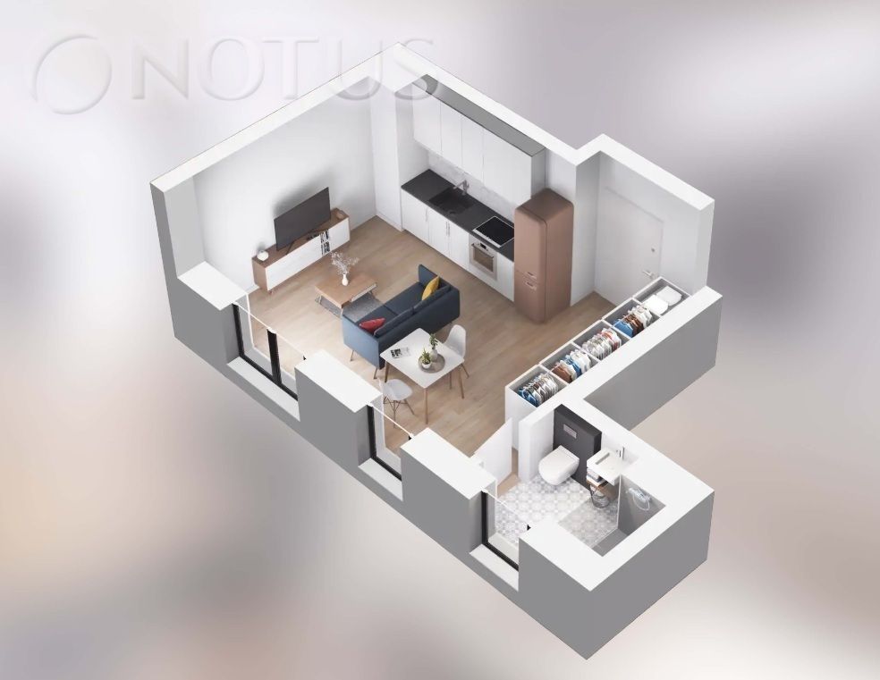 Mieszkanie 1-pokojowe Wrocław, ul. Stawowa. Zdjęcie 2