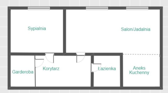 Mieszkanie 2-pokojowe Łódź Dąbrowa, rondo Władysława Broniewskiego. Zdjęcie 10