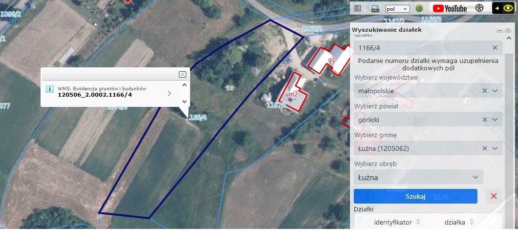 Działka budowlana Łużna. Zdjęcie 7