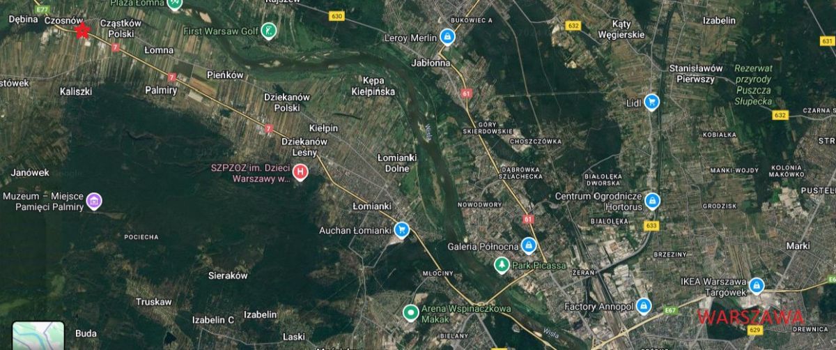 Działka inwestycyjna Czosnów, ul. Warszawska. Zdjęcie 3