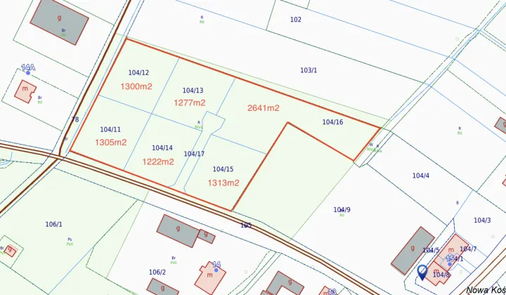 Działka budowlana Nowa Kościelnica