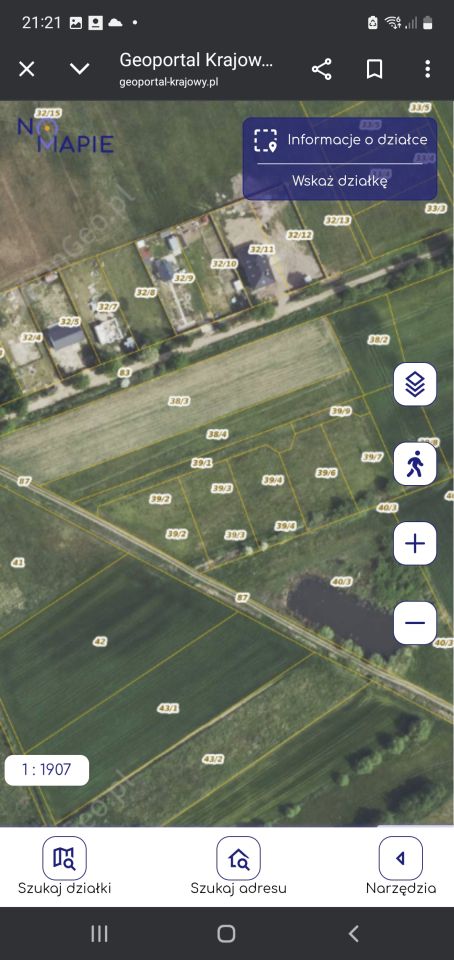 Działka rolno-budowlana Żenichów. Zdjęcie 4